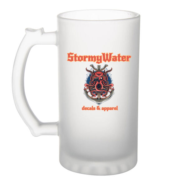 Kraken - Frosted Glass Beer Mug Thumbnail