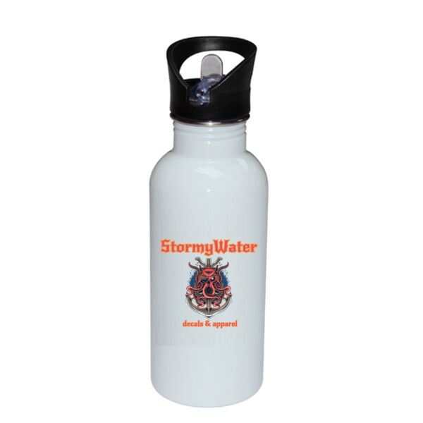 Kraken - Stainless Bottle with Straw Top Thumbnail